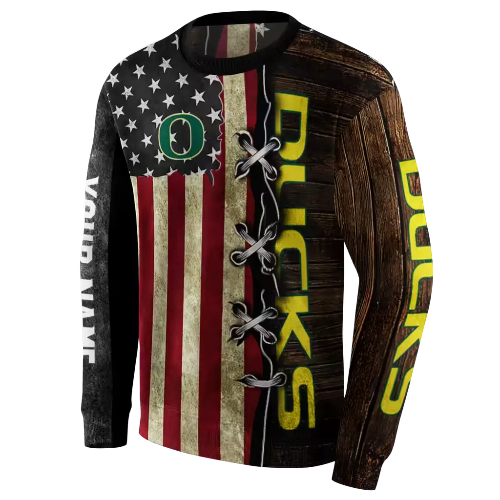 personalized oregon ducks american pride hoodie new arrival personalized oregon ducks american pride hoodie new arrival