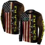 personalized oregon ducks american pride hoodie best selling