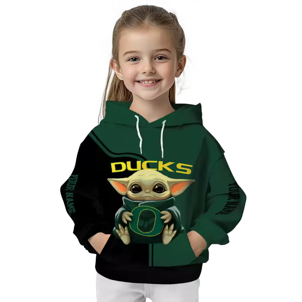 personalized oregon ducks baby yoda green black hoodie top rated personalized oregon ducks baby yoda green black hoodie top rated