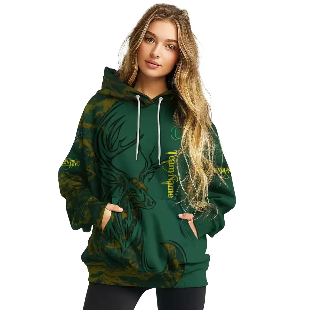 personalized oregon ducks deer silhouette green hoodie high quality personalized oregon ducks deer silhouette green hoodie high quality