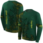 personalized oregon ducks deer silhouette green hoodie best selling