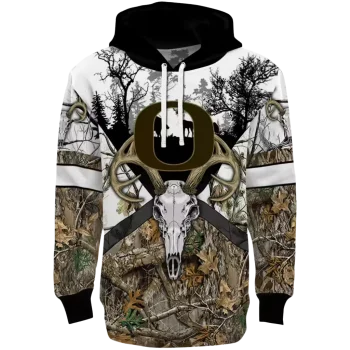 personalized oregon ducks forest silhouette hoodie best selling