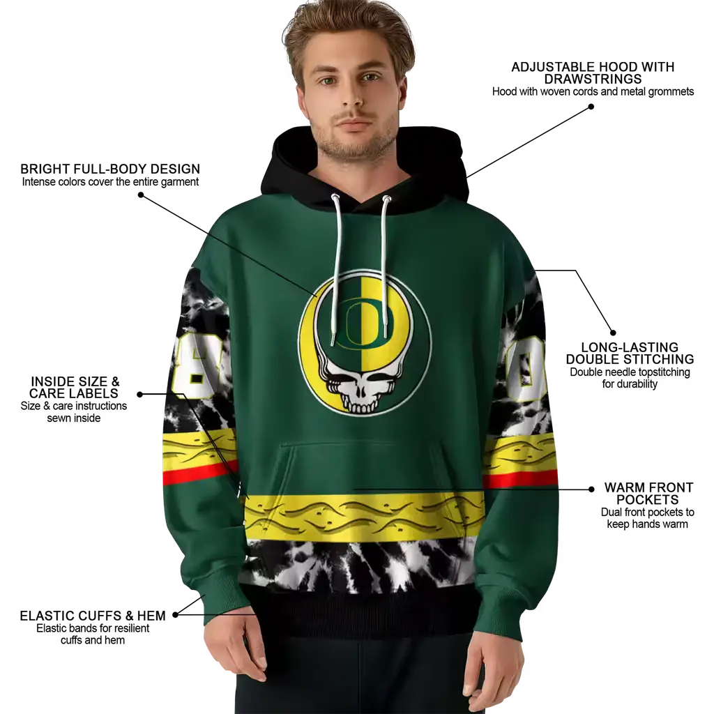 personalized oregon ducks grateful vibes green hoodie latest model personalized oregon ducks grateful vibes green hoodie latest model