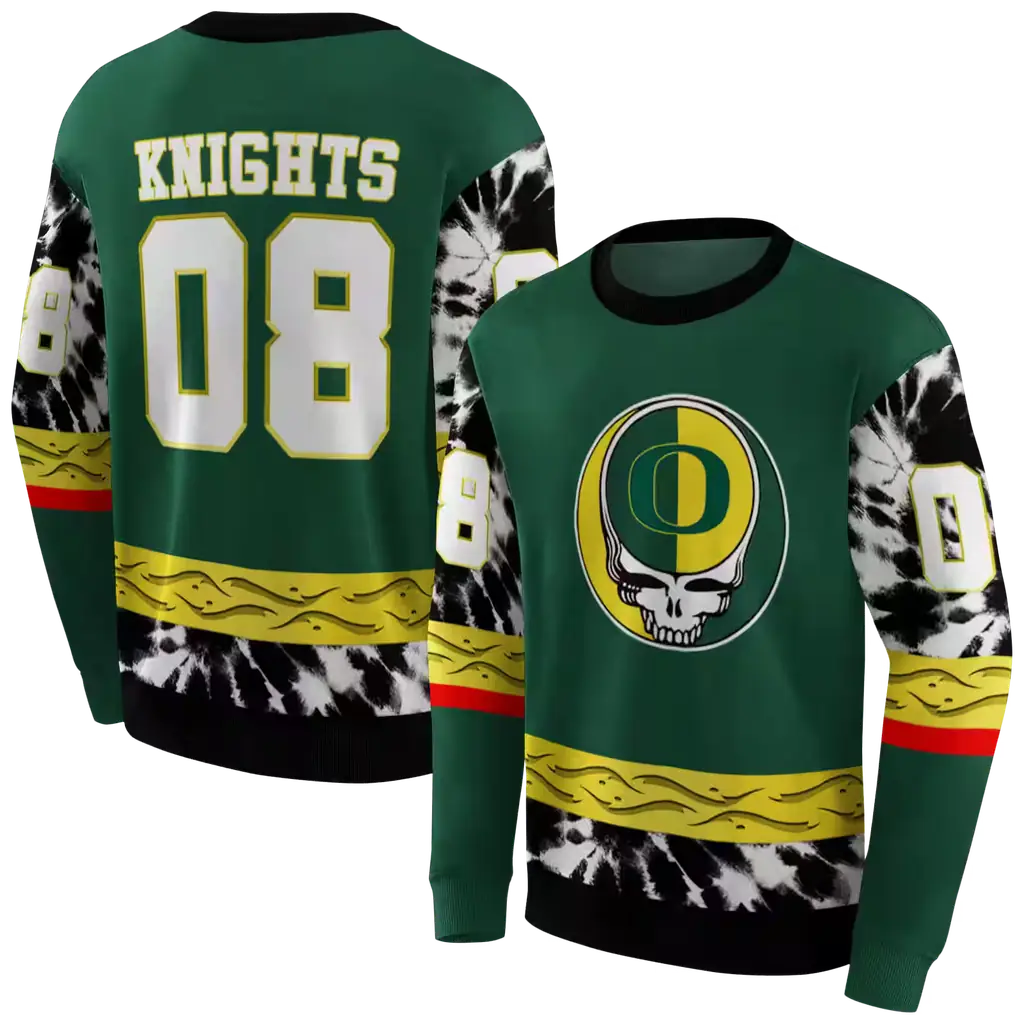 personalized oregon ducks grateful vibes green hoodie premium grade personalized oregon ducks grateful vibes green hoodie premium grade