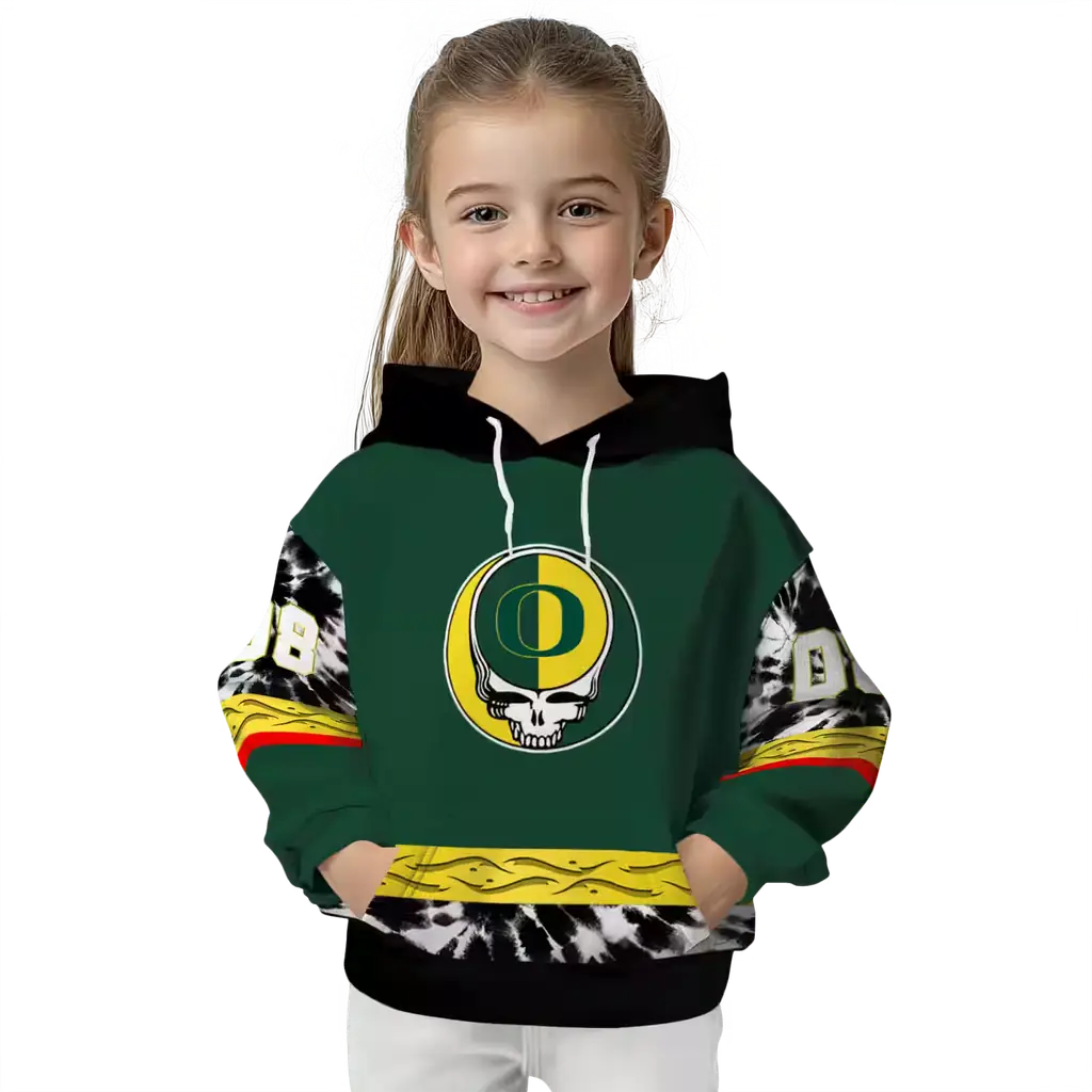 personalized oregon ducks grateful vibes green hoodie top rated personalized oregon ducks grateful vibes green hoodie top rated