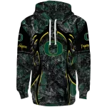 personalized oregon ducks hunting theme green black hoodie best selling