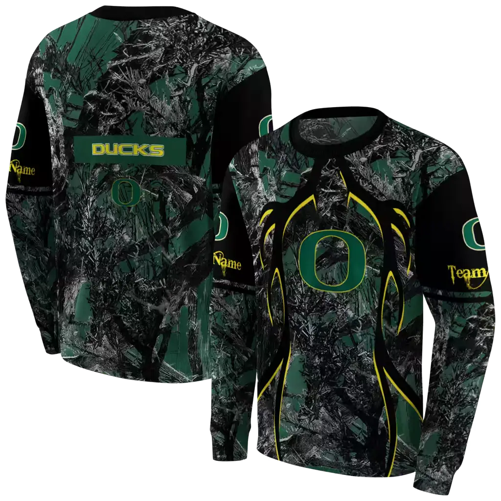 personalized oregon ducks hunting theme green black hoodie premium grade personalized oregon ducks hunting theme green black hoodie premium grade
