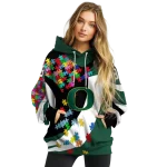 personalized oregon ducks puzzle pieces green hoodie best selling