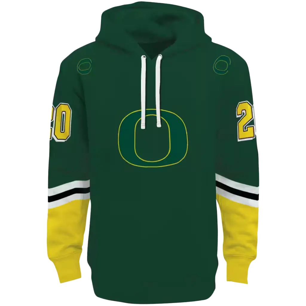 personalized oregon ducks striped sleeves green hoodie best selling personalized oregon ducks striped sleeves green hoodie best selling