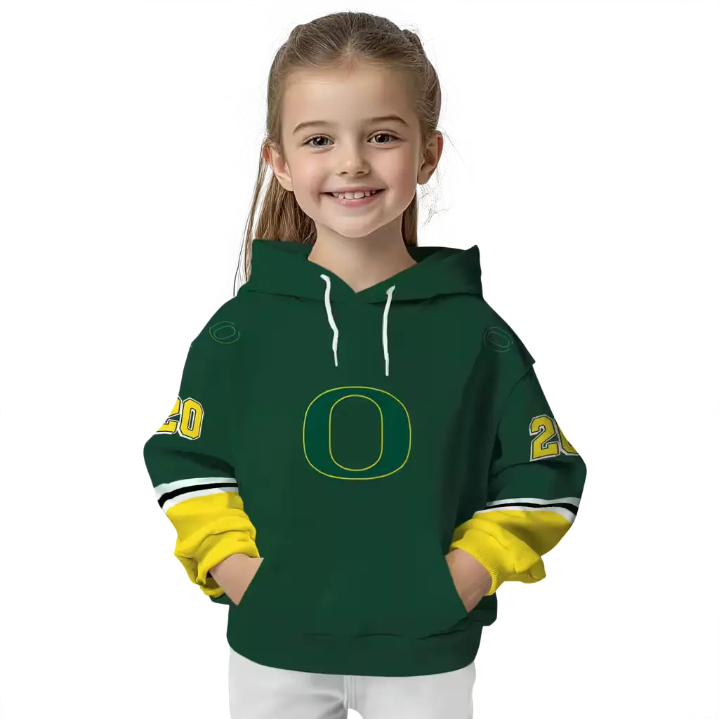 personalized oregon ducks striped sleeves green hoodie top rated personalized oregon ducks striped sleeves green hoodie top rated