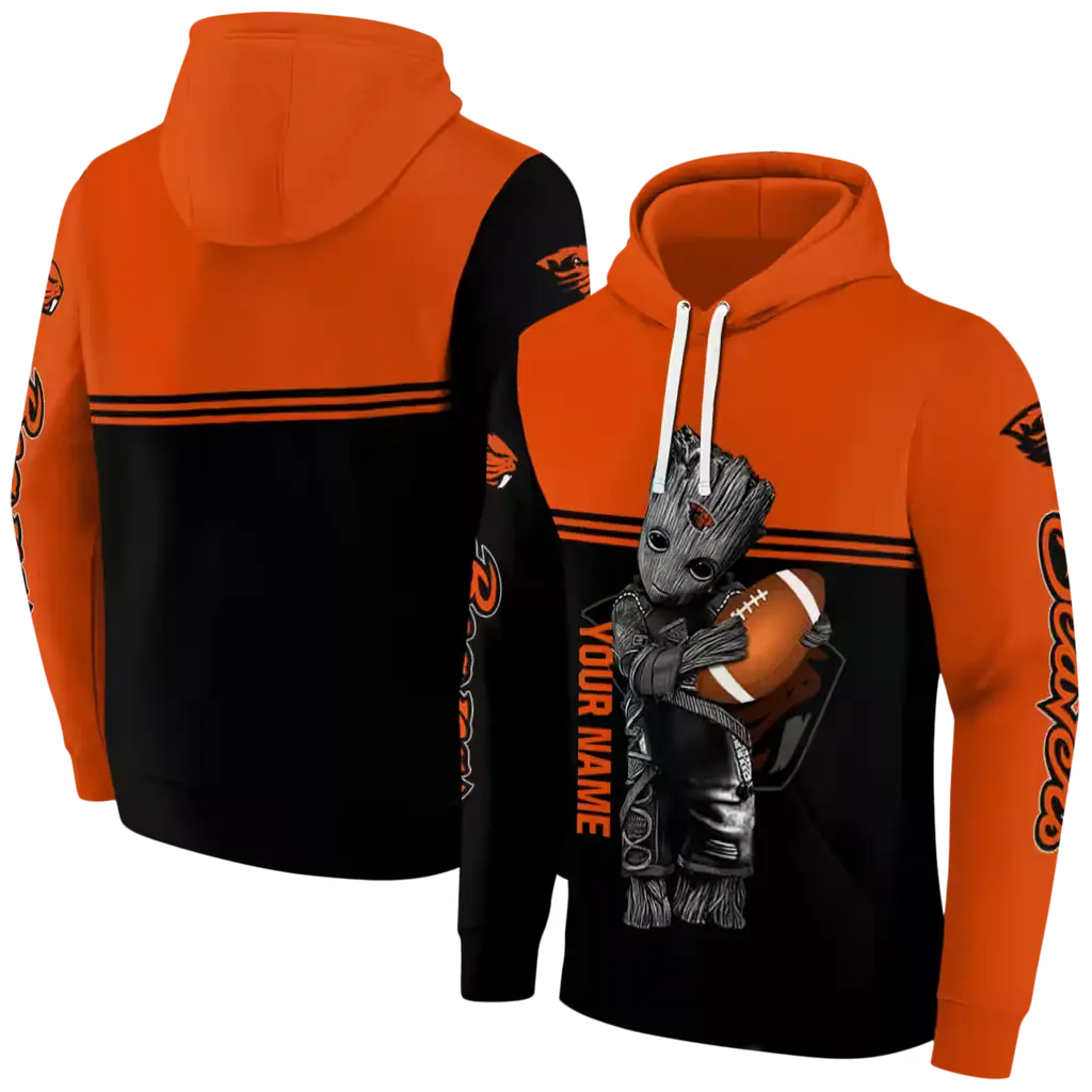 personalized oregon state beavers baby groot orange black hoodie fashion forward personalized oregon state beavers baby groot orange black hoodie fashion forward