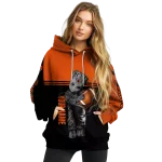 personalized oregon state beavers baby groot orange black hoodie best selling