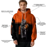 personalized oregon state beavers baby groot orange black hoodie best selling