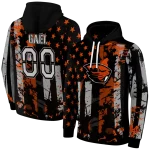 personalized oregon state beavers distressed flag orange black hoodie best selling