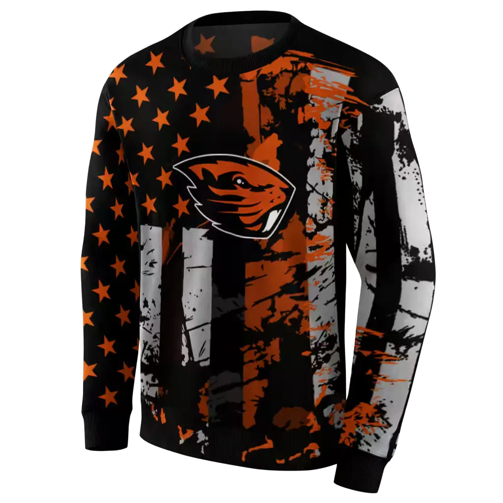 personalized oregon state beavers distressed flag orange black hoodie new arrival personalized oregon state beavers distressed flag orange black hoodie new arrival