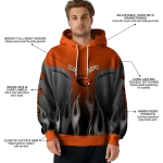 personalized oregon state beavers flame design orange hoodie best selling
