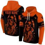 personalized oregon state beavers grim reaper orange black hoodie best selling