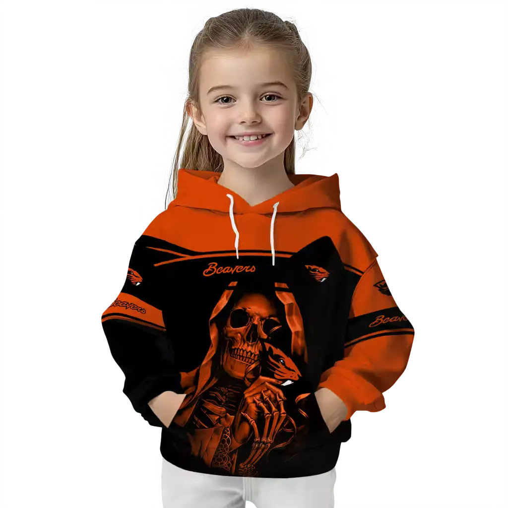 personalized oregon state beavers grim reaper orange black hoodie top rated personalized oregon state beavers grim reaper orange black hoodie top rated