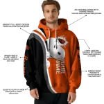 personalized oregon state beavers peeking snoopy orange hoodie best selling