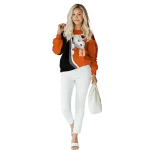 personalized oregon state beavers peeking snoopy orange hoodie best selling