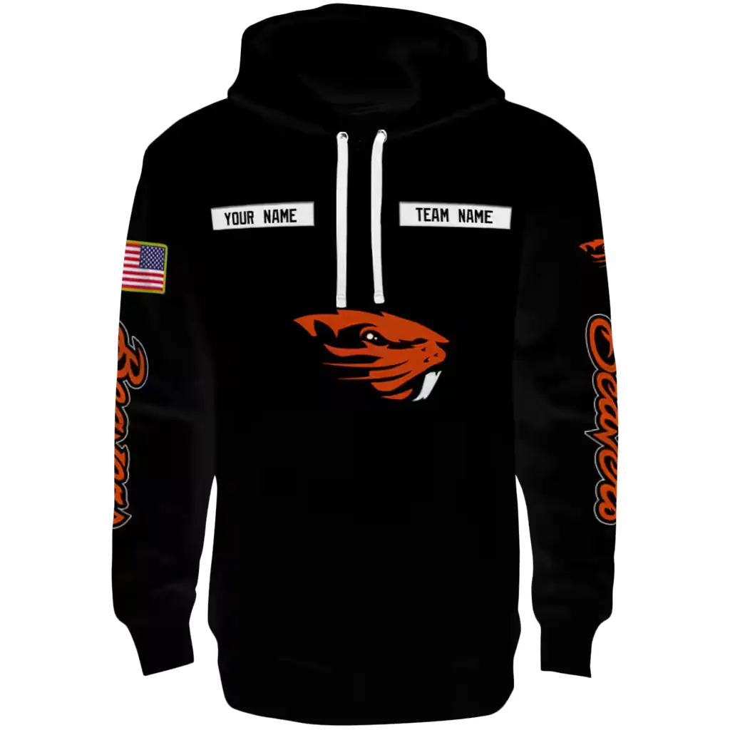 personalized oregon state beavers punisher skull black hoodie best selling personalized oregon state beavers punisher skull black hoodie best selling