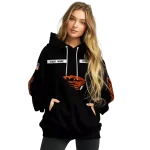 personalized oregon state beavers punisher skull black hoodie best selling