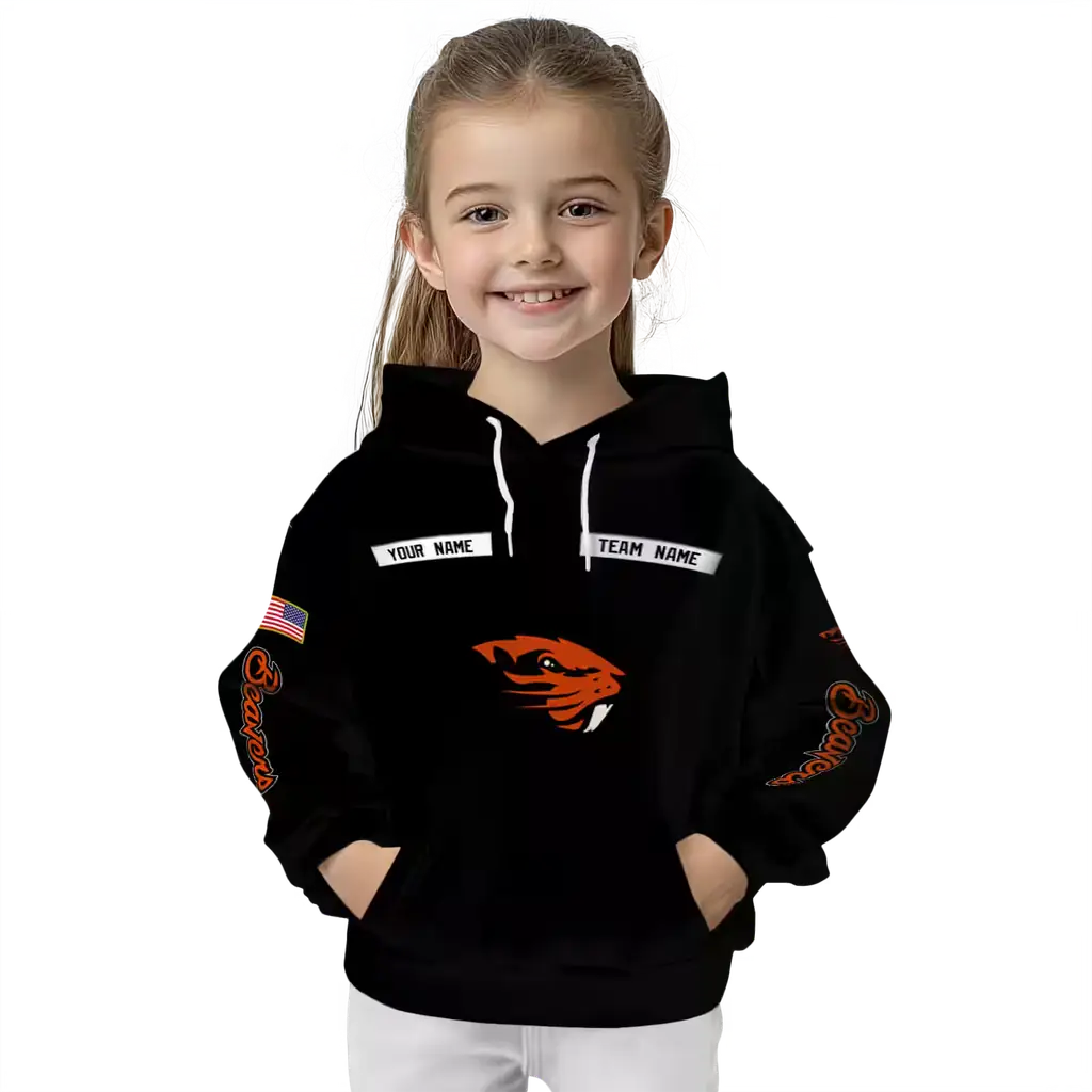 personalized oregon state beavers punisher skull black hoodie top rated personalized oregon state beavers punisher skull black hoodie top rated