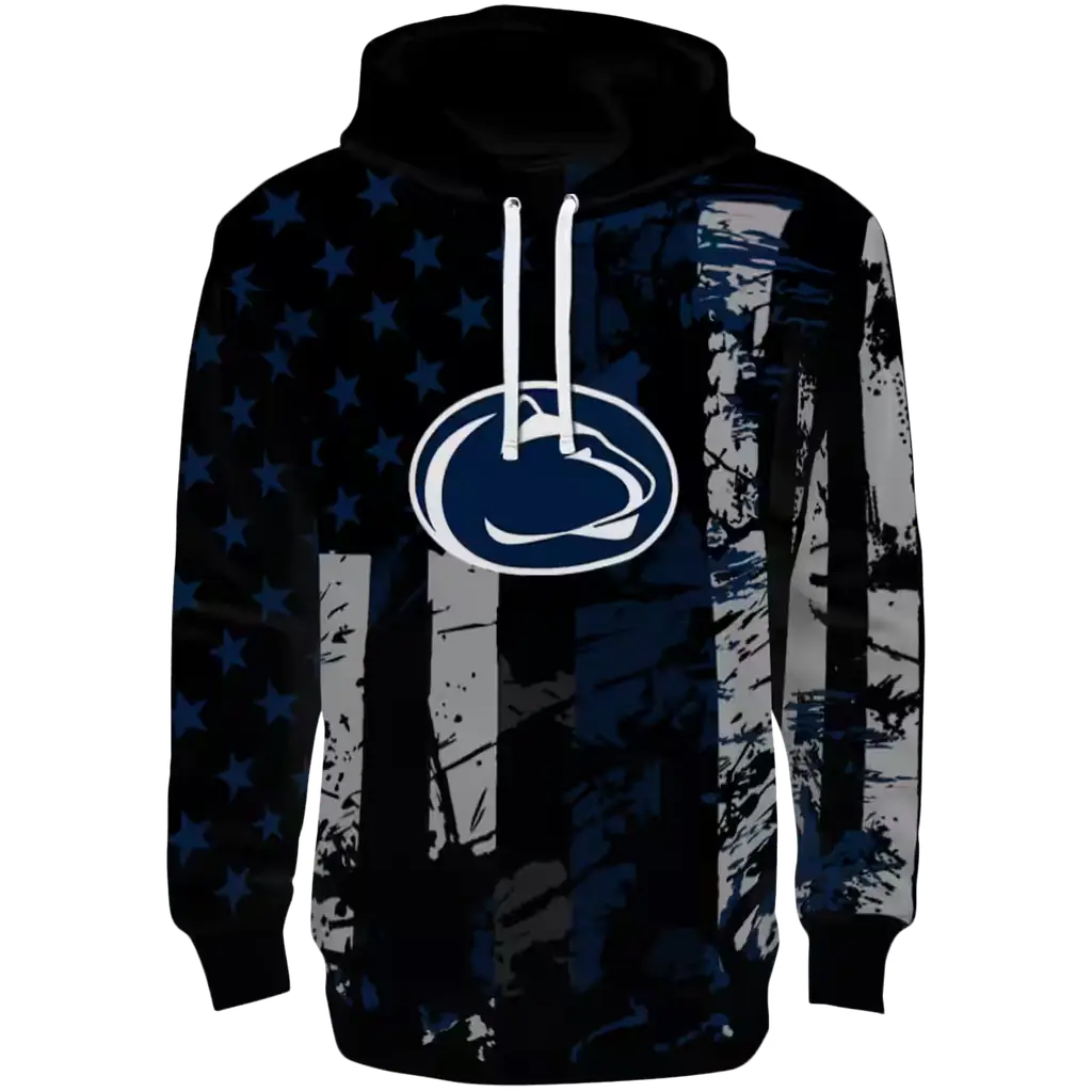 personalized penn state nittany lions distressed flag blue black hoodie best selling personalized penn state nittany lions distressed flag blue black hoodie best selling