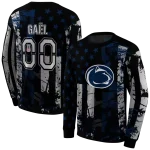personalized penn state nittany lions distressed flag blue black hoodie best selling