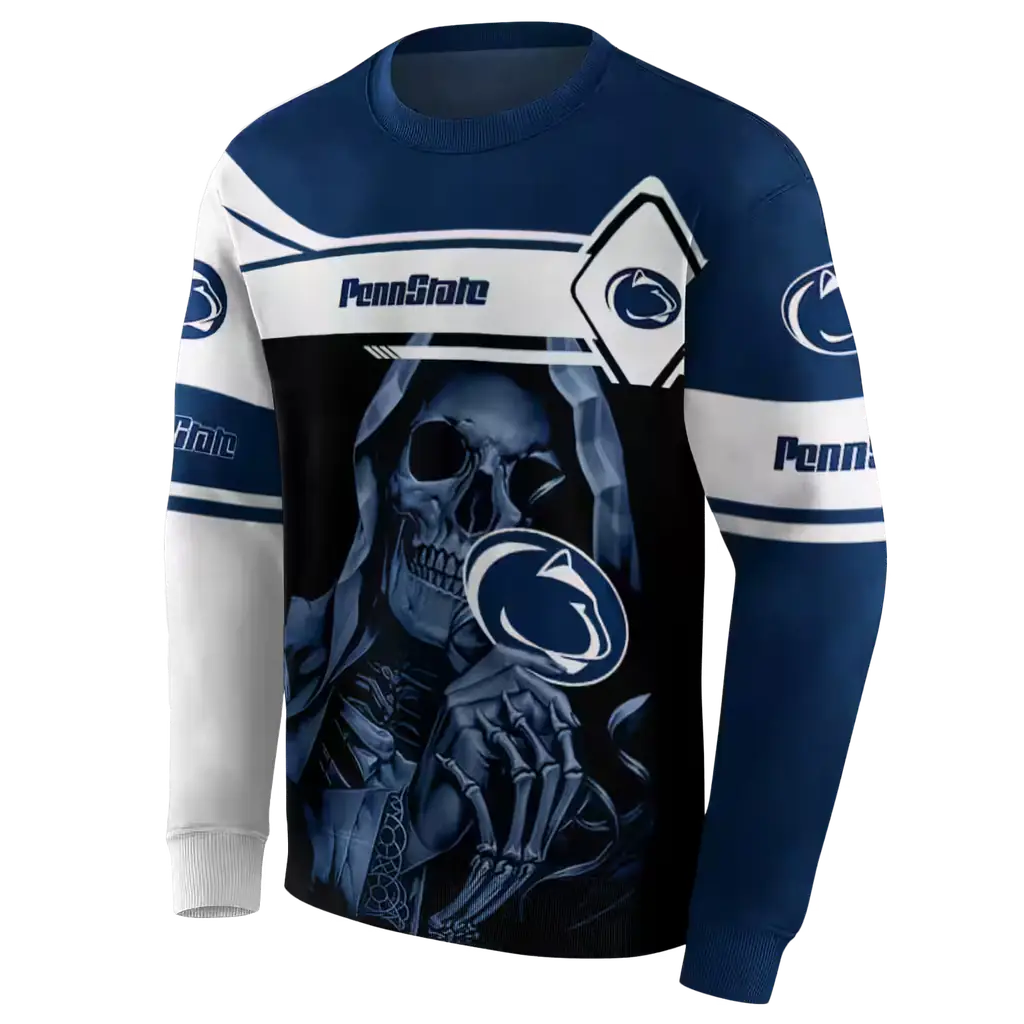 personalized penn state nittany lions grim reaper blue black hoodie new arrival personalized penn state nittany lions grim reaper blue black hoodie new arrival
