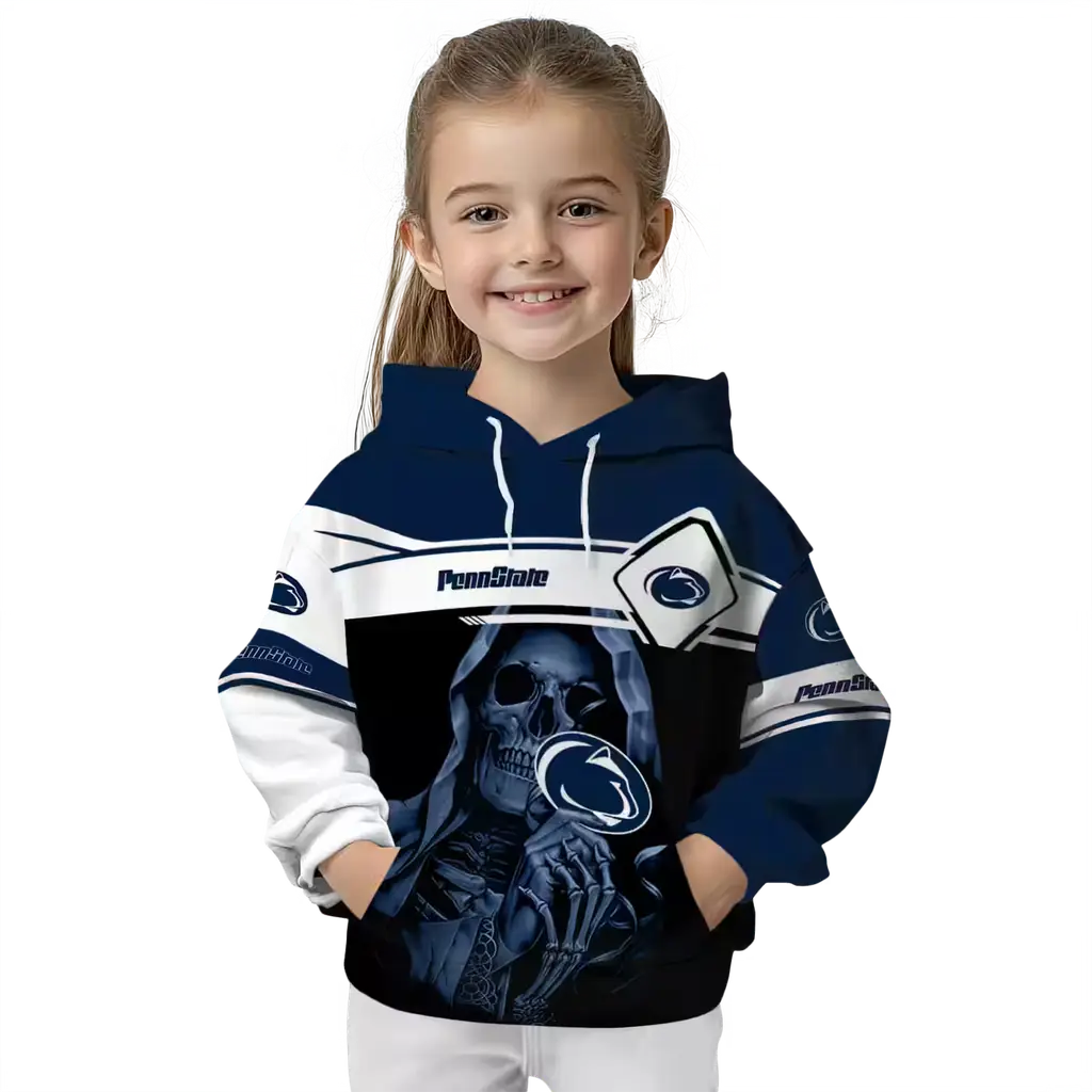 personalized penn state nittany lions grim reaper blue black hoodie top rated personalized penn state nittany lions grim reaper blue black hoodie top rated