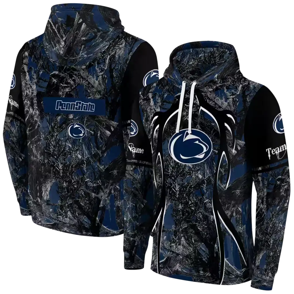personalized penn state nittany lions hunting theme blue black hoodie fashion forward personalized penn state nittany lions hunting theme blue black hoodie fashion forward