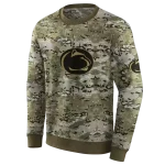 personalized penn state nittany lions military style hoodie best selling
