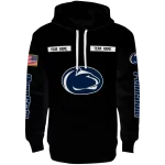 personalized penn state nittany lions punisher skull black hoodie best selling