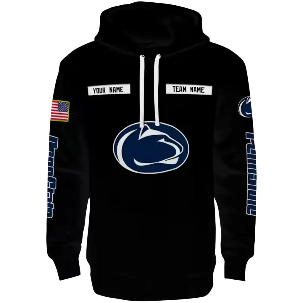 personalized penn state nittany lions punisher skull black hoodie best selling personalized penn state nittany lions punisher skull black hoodie best selling