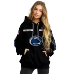 personalized penn state nittany lions punisher skull black hoodie best selling
