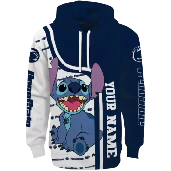 personalized penn state nittany lions stitch blue hoodie best selling