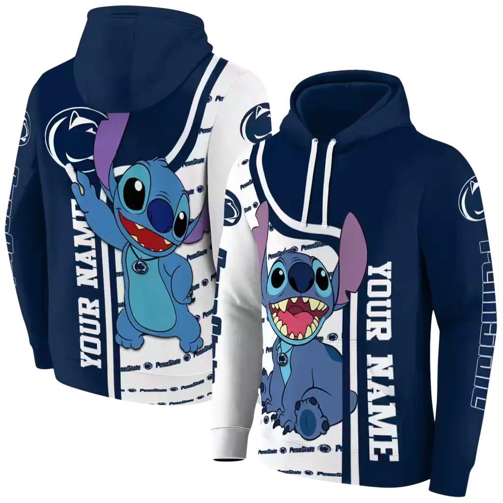 personalized penn state nittany lions stitch blue hoodie fashion forward personalized penn state nittany lions stitch blue hoodie fashion forward