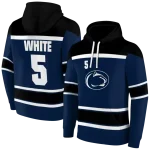 personalized penn state nittany lions striped pattern blue hoodie best selling