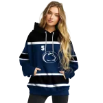 personalized penn state nittany lions striped pattern blue hoodie best selling