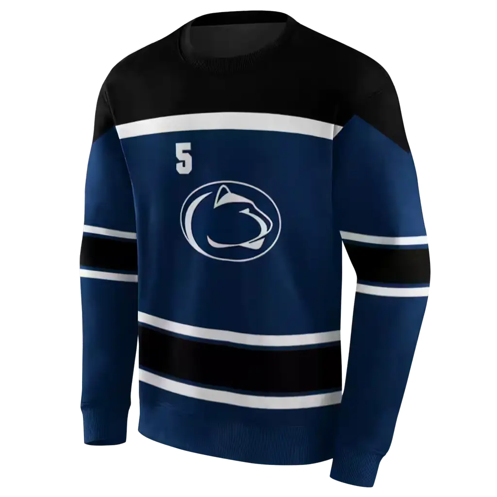 personalized penn state nittany lions striped pattern blue hoodie new arrival personalized penn state nittany lions striped pattern blue hoodie new arrival