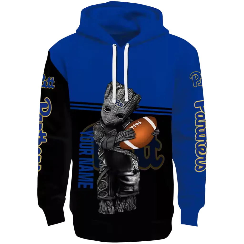 personalized pittsburgh panthers baby groot royal black hoodie best selling personalized pittsburgh panthers baby groot royal black hoodie best selling