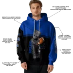 personalized pittsburgh panthers baby groot royal black hoodie best selling