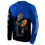 personalized pittsburgh panthers baby groot royal black hoodie best selling