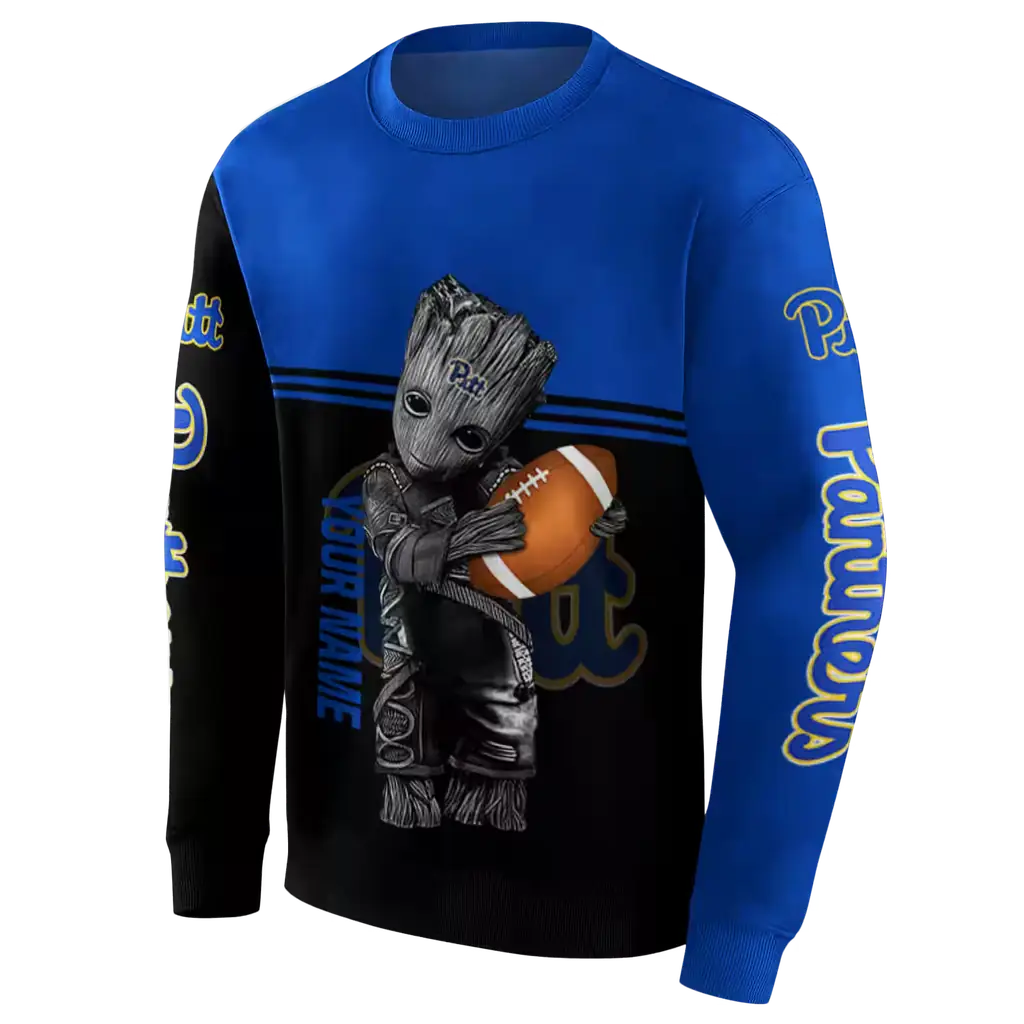 personalized pittsburgh panthers baby groot royal black hoodie new arrival personalized pittsburgh panthers baby groot royal black hoodie new arrival