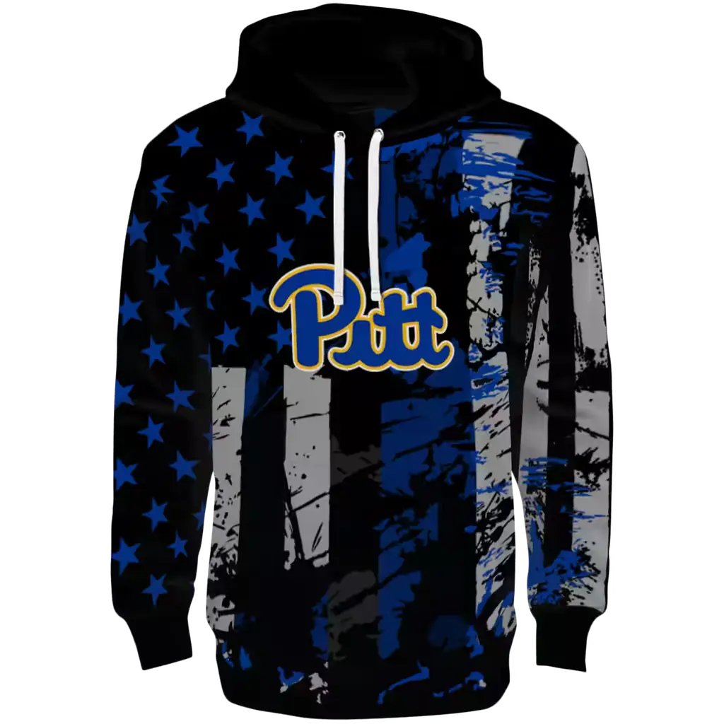 personalized pittsburgh panthers distressed flag royal blue black hoodie best selling personalized pittsburgh panthers distressed flag royal blue black hoodie best selling
