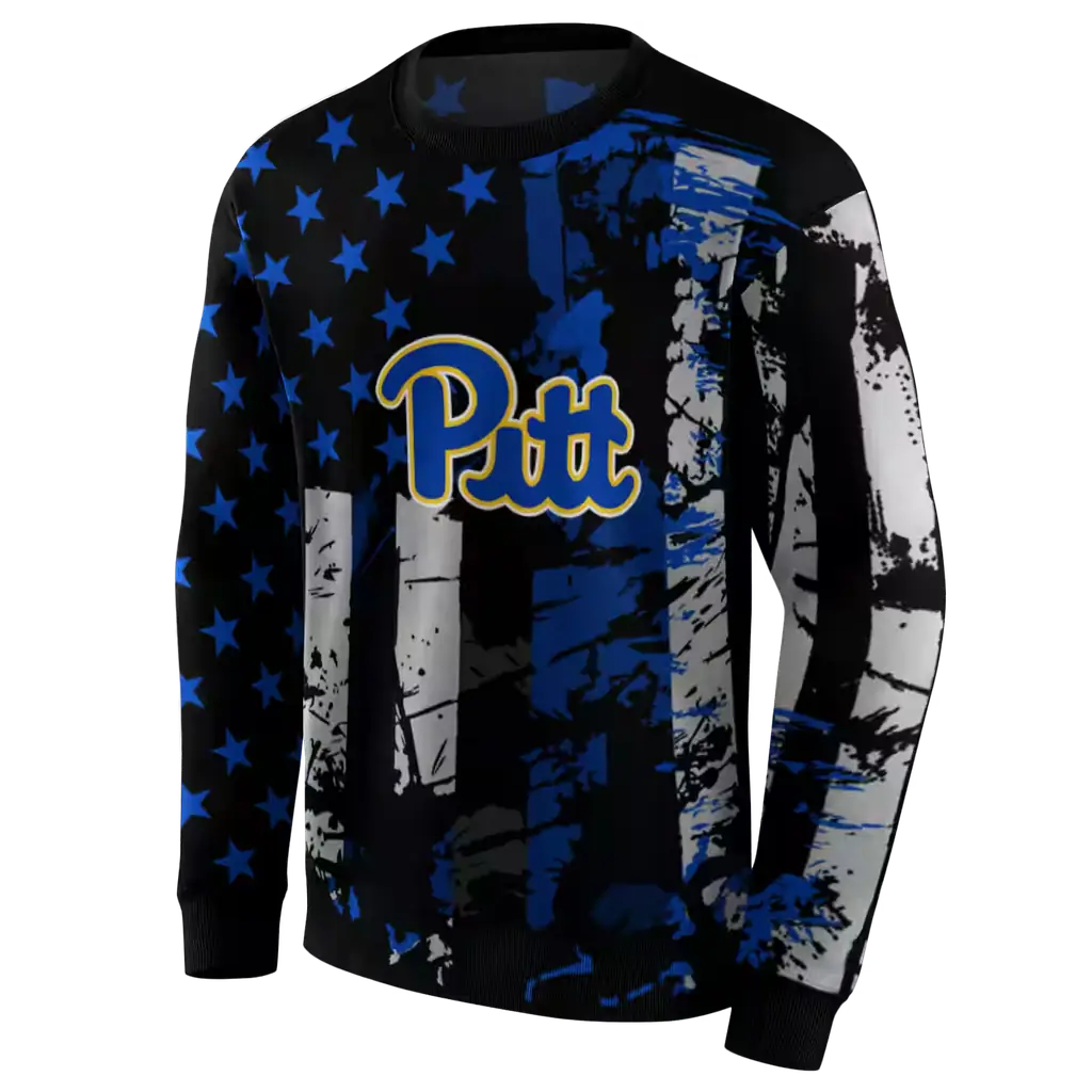 personalized pittsburgh panthers distressed flag royal blue black hoodie new arrival personalized pittsburgh panthers distressed flag royal blue black hoodie new arrival
