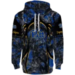 personalized pittsburgh panthers hunting theme royal blue black hoodie best selling
