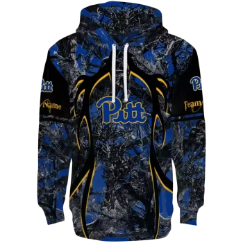 personalized pittsburgh panthers hunting theme royal blue black hoodie best selling