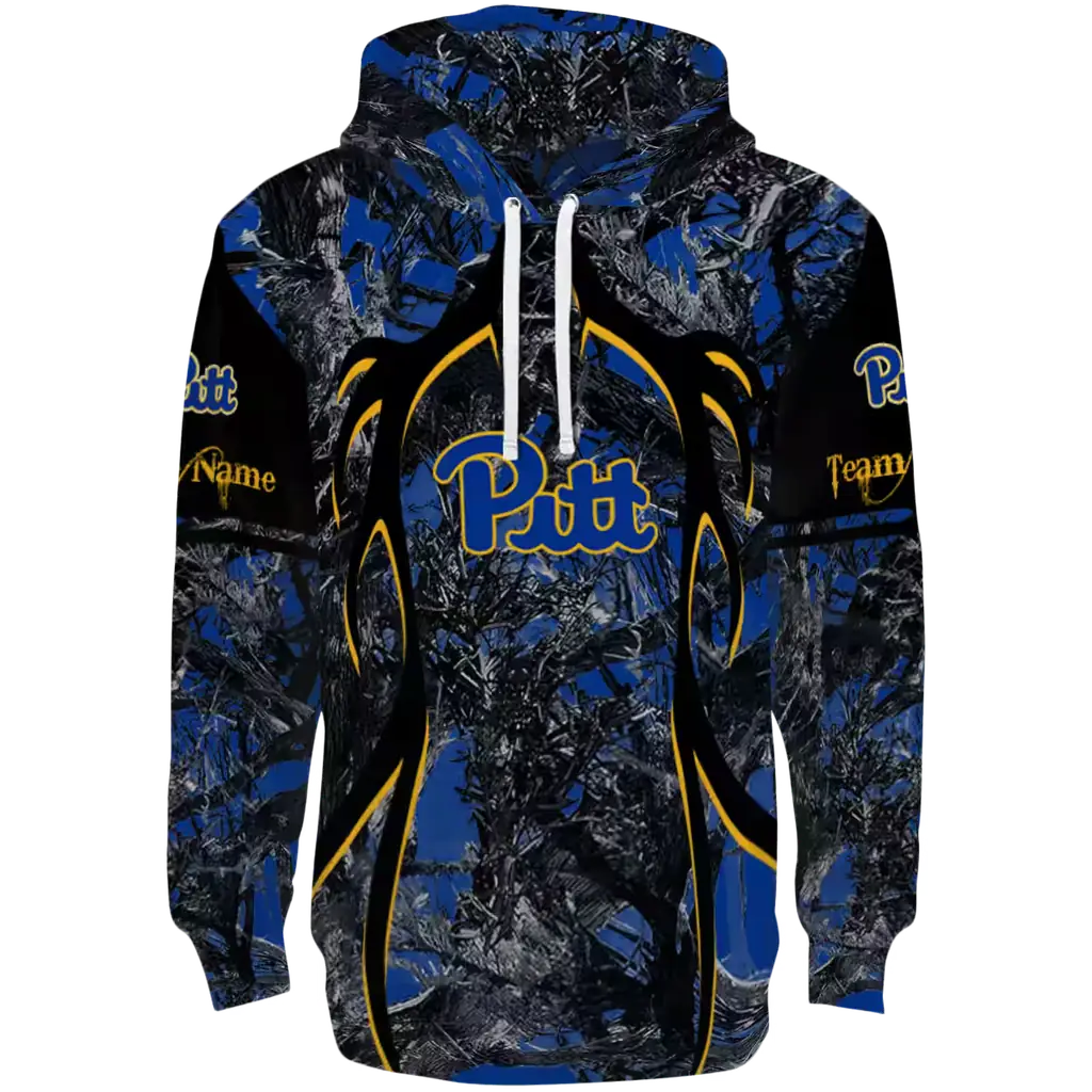 personalized pittsburgh panthers hunting theme royal blue black hoodie best selling personalized pittsburgh panthers hunting theme royal blue black hoodie best selling